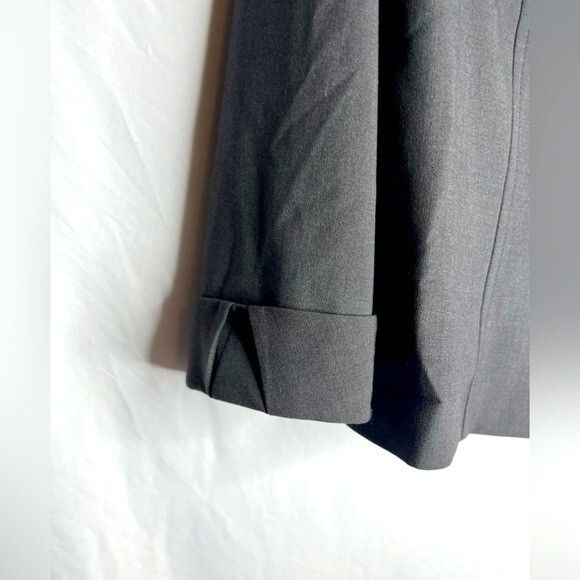 NWT TAHARI ARTHUR S. LEVINE Blazer Womens Gray 3 Button Cuffed Business Size 14 - Picture 6 of 14